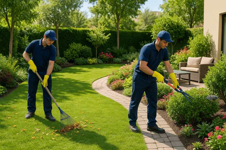 Professional Garden Cleaning Services in Dubai